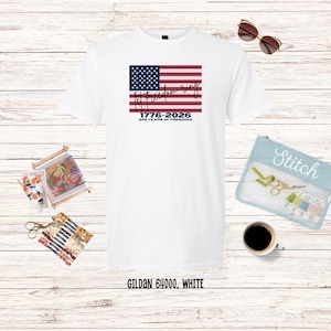 Patriotic Needlepoint T-Shirt, 4th of July Cross Stitch Shirt, Embroidery Crafting Tee, American Flag Stitcher Gift, Fourth of July Crafter