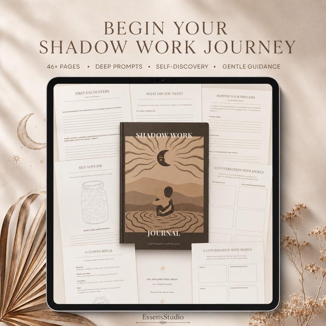 Shadow Work Journal Printable | Self Discovery, Inner Child, Trigger ...