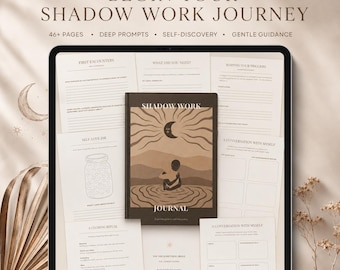Shadow Work Journal Printable | Self Discovery, Inner Child, Trigger Log (A4 PDF)