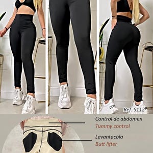 Kolumbianische Faja-Leggings – Integrierter Shaper bis zum Knie – Po-Lifting – Bauchkontrolle – Maßanfertigung