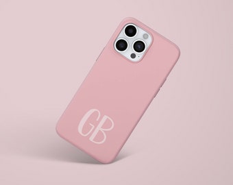 Initials Personalized Cell Phone Case, Custom Cell Phone iPhone or Samsung