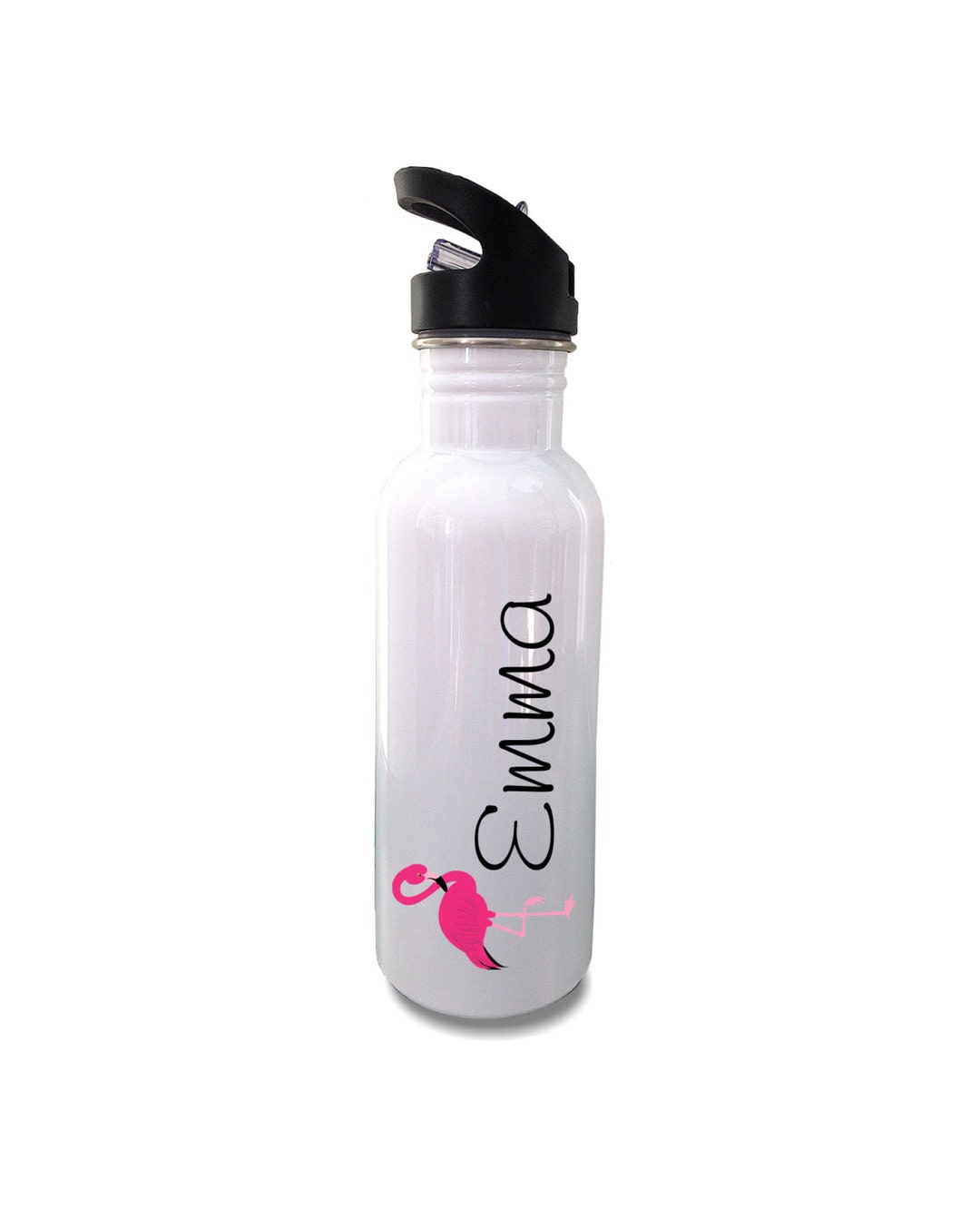 Personalized Stainless Steel Water Bottle Flamingo Custom - Etsy