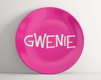 Personalized Plate - Color - Custom Birthday Gift for Kids