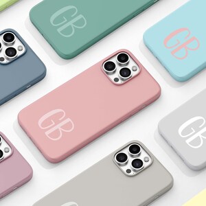 Initials Personalized Cell Phone Case, Custom Cell Phone iPhone or Samsung
