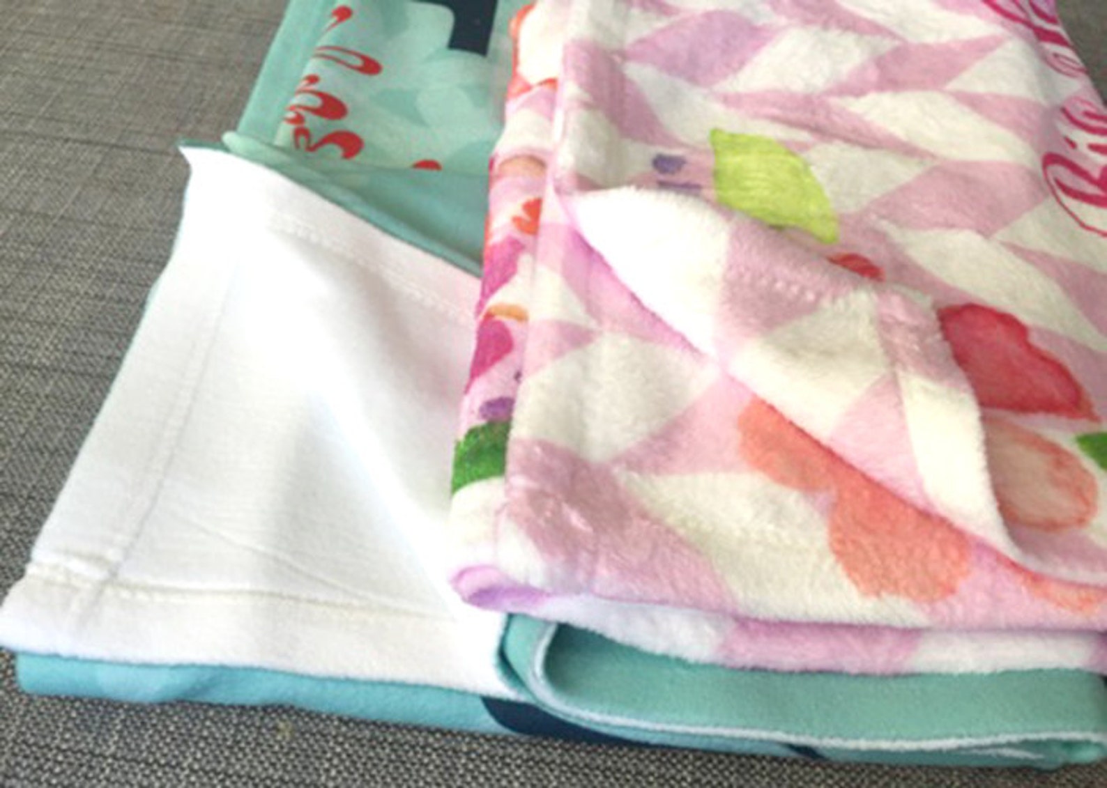 personalized throw blanket- pink ballet shoes blanket