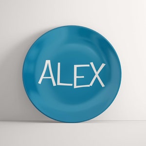 Personalized Plate - Color - Personalized Plate for Boys