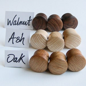 Classic Pegs/Knobs - choice of Black Walnut, Oak or Ash
