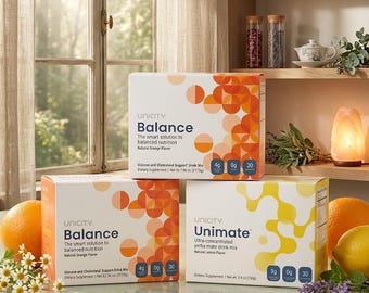 Unicity Balance Wellness System | 60 Balance Sachets & 30 Unimate Sachets