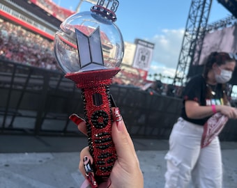 BTS Army Bomb VER 4 Bedazzled Handmade CUSTOMIZED sleeve