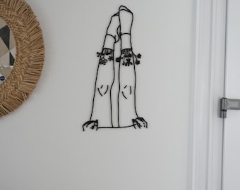 Décoration murale | PLA minimaliste | Jambe