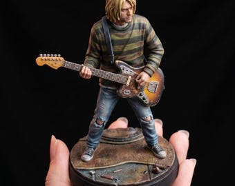 Grunge Rock-ikon Scenförklaring 28 mm 32 mm 75 mm Skala STL