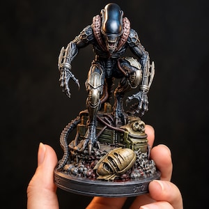 Xeno-Terror Biomekanisk Stalker Miniatyr