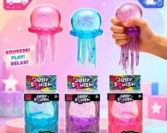 Jellyfish Squishy Toy | Sensory Fidget, Stress Relief, Mystery Color Squeeze Toy