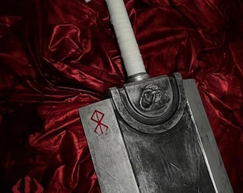Guts Dragon Slayer Sword from Berserk – 180 cm Handmade Plastic Cosplay Prop Sword