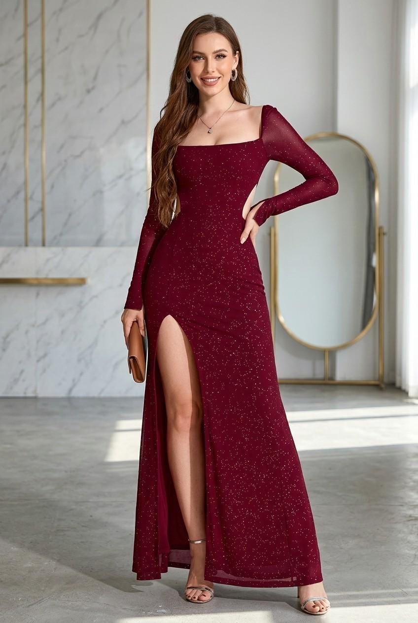 mauve tulle bridesmaid dresses Vintage Keyhole Back Lace Dress Size:2 US women's numeric Ensures a smooth interior Spring Summer 2018 Off-the-Shoulder Long Blue Prom