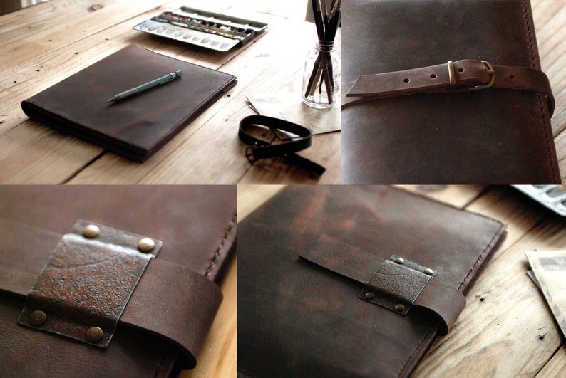 Composition book and Ipad Air case. Extra large Moleskine and Etsy