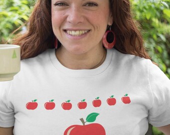 Apple T-shirt, Apple Tee, Apples, Graphic Tee