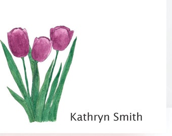 Personalized Floral Note Cards, Floral Note Cards, Note Cards