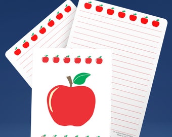 Apple Note Cards and Notepads Gift Set