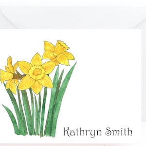 Personalized Floral Note Cards, Floral Note Cards, Note Cards image 3