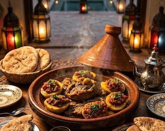 Moroccan Lamb Shank Tagine Recipe Green Apple, Daghmira