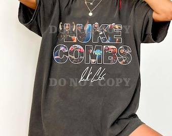 Comfort Colors Luke Combs Albums T-shirt