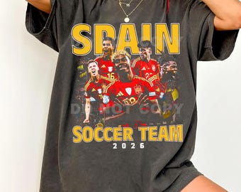 Comfort Colors Spain Soccer Team 2026 T-Shirt