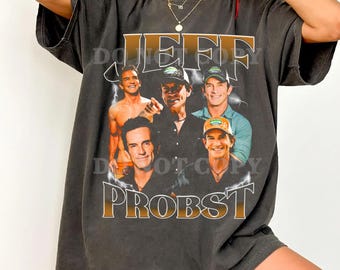 Comfort Colors Jeff Probst T-Shirt: 90s Retro Survivor