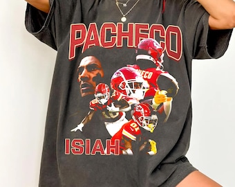 Comfort Colors Isiah Pacheco T-Shirt, Isaiah Pacheco T-Shirt, Football T-Shirt, Gift For Women and Man Unisex T-Shirt