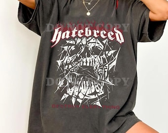 Comfort Colors Hatebreed T-Shirt - Metalcore Band Hardcore Punk Tee