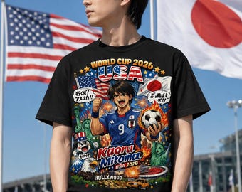 Japan World Cup 2026 Soccer Team Shirt | Japan Football Tee