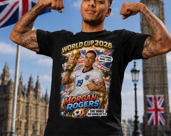 England World Cup 2026 Football / Soccer Tee | Player Graphic Shirt