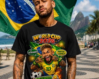 Brazil World Cup 2026 Football / Soccer Fan T-Shirt