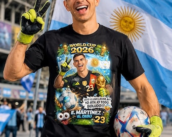 Argentina World Cup 2026 Football / Soccer Player Tee | Number 23