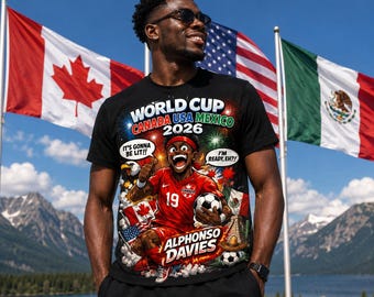 Canada World Cup 2026 Soccer T-Shirt | Canada Football Jersey Artwork