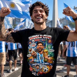 Argentina World Cup Champions Shirt - Etsy
