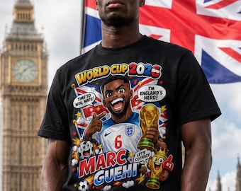England World Cup 2026 Football / Soccer Player T-Shirt |Fan Apparel