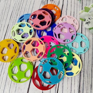 Acrylic Footballs for Reward Jars • Coloured Acrylic Tokens • Plastic Craft Shapes • Acrylic Craft Shapes