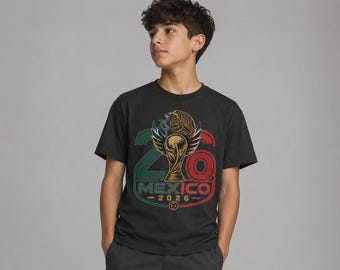 Coupe du monde Mexique 2026 PNG | Design de maillot de football mexicain | Graphique de fan de football