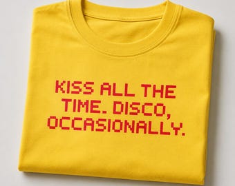 Embrasser tout le temps disco de temps en temps t-shirt court pour bébé - haut de tenue de concert inspiré de Harry - esthétique du festival de la tournée - haut KATTDO