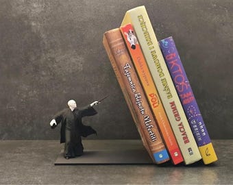 Magische optische illusie boekensteun – De Duistere Heer Voldemort versus jouw boeken