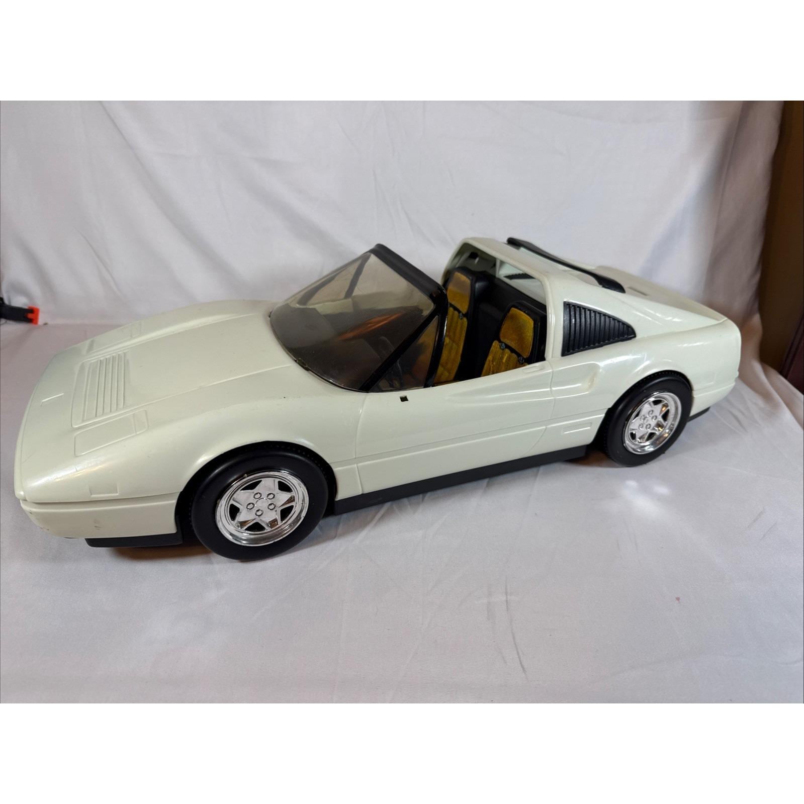 Barbie White Ferrari - Etsy