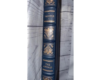 Franklin Library The Annals of Tacitus 1982 Quarter Leather Gilt History Book