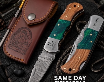 Personalized Greek God Pocket Knife, Mythological Gift, Ancient Greece Keepsake, Unique Gift for Mythology Lovers Fantasy Gift for Him