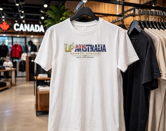 Lustiges australisches Fußball-T-Shirt, australischer Fußball-Fan-T-Shirt, WM-Fußball-Grafik, australisches Fangeschenk