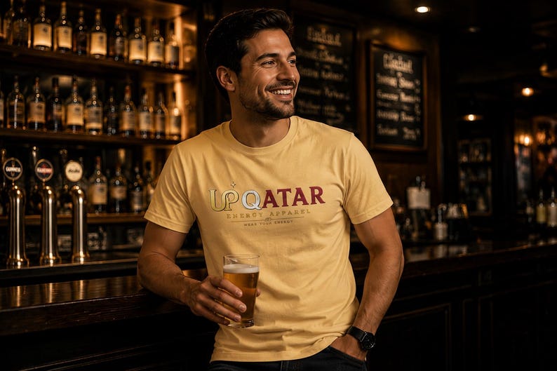 Funny Qatar Football T-Shirt | Qatar Soccer Fan Tee/World Cup Football Graphic/Qatar Supporter Gift image 7