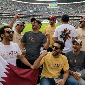 Funny Qatar Football T-Shirt | Qatar Soccer Fan Tee/World Cup Football Graphic/Qatar Supporter Gift image 16