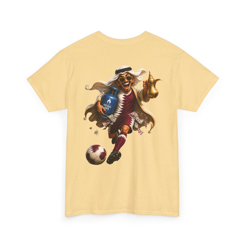 Funny Qatar Football T-Shirt | Qatar Soccer Fan Tee/World Cup Football Graphic/Qatar Supporter Gift image 15