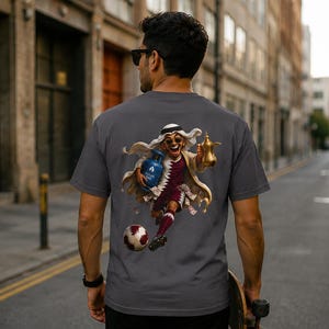 Funny Qatar Football T-Shirt | Qatar Soccer Fan Tee/World Cup Football Graphic/Qatar Supporter Gift image 9