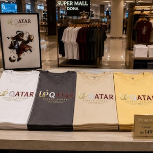 Funny Qatar Football T-Shirt | Qatar Soccer Fan Tee/World Cup Football Graphic/Qatar Supporter Gift image 10